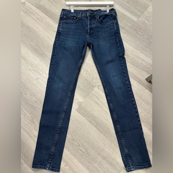 Rag & Bone Fit 1 Extra Slim Jeans – Bayview Wash – Size 32 - Picture 1 of 8